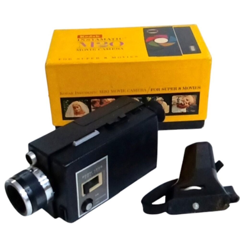 Vintage Kodak Instamatic M20 Movie Camera for Super 8 Movies D20 in Original Box